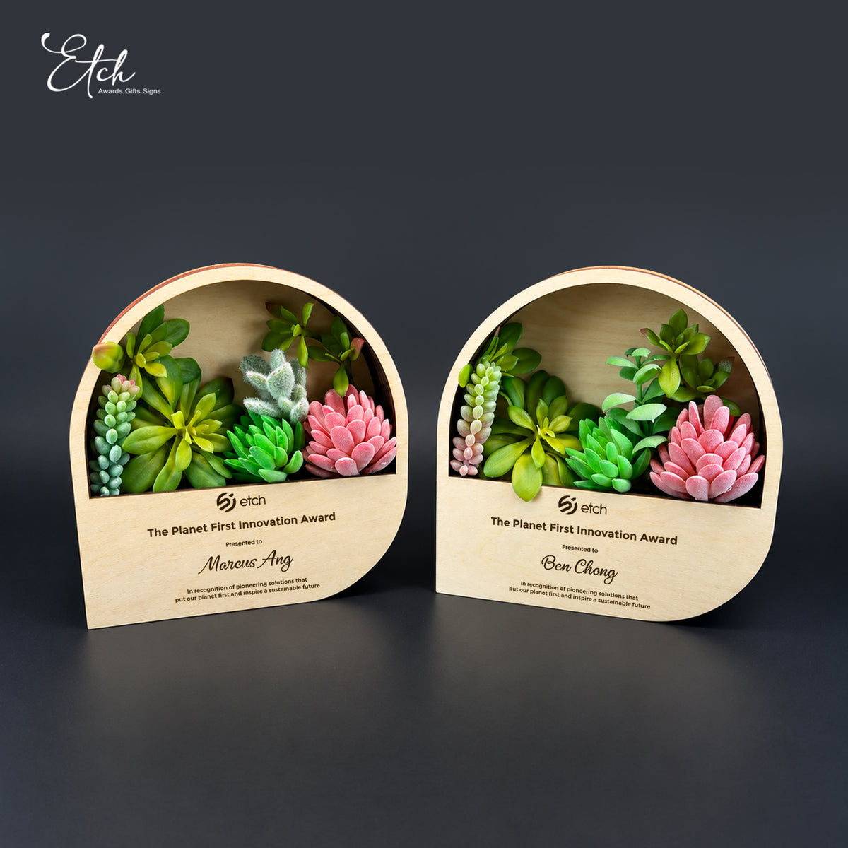 Custom Wooden Flower Pot