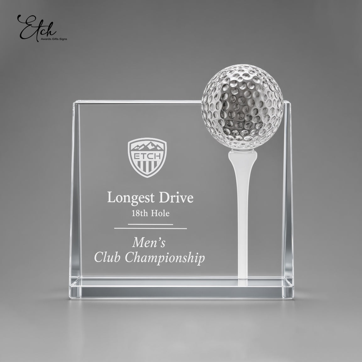 Crystal Golf Drive Excellence Award