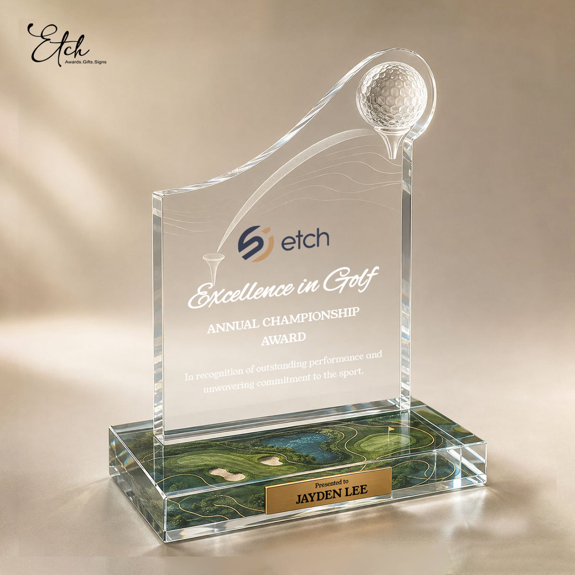 Grand Fairway Golf Trophy