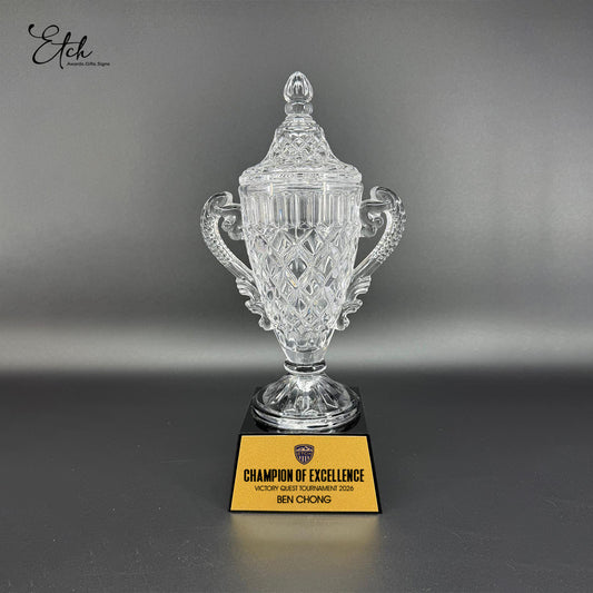 Crystal Triumph Trophy Award