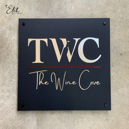 Custom Acrylic Company Sign