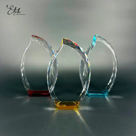 Jeweled Flame Crystal Award