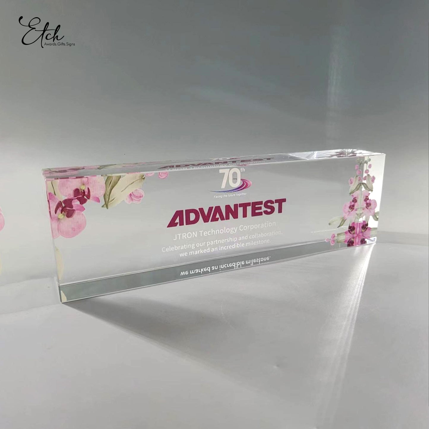 Singapore National  Flower Crystal Block