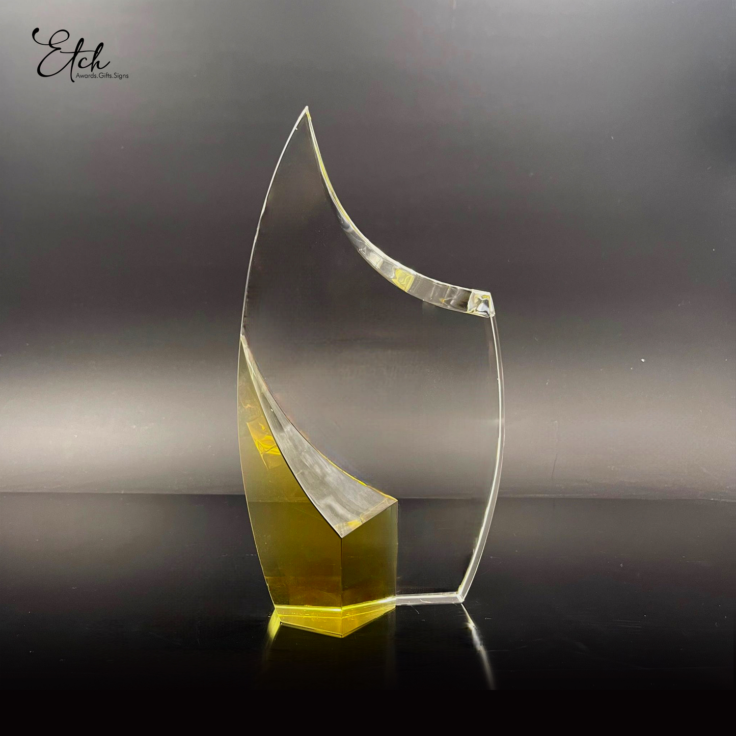 Sunset Crest  Crystal Award