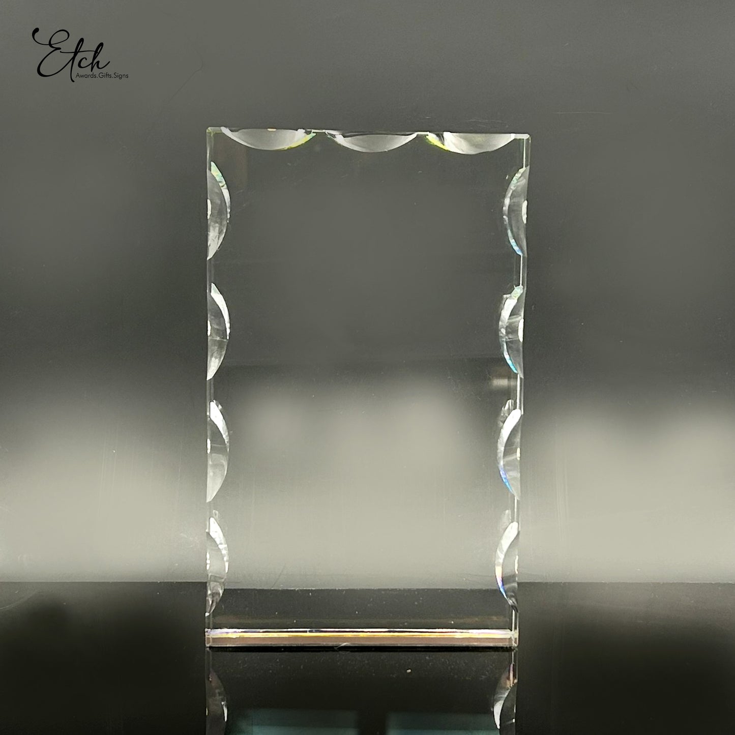Wavy Crystal Block Award