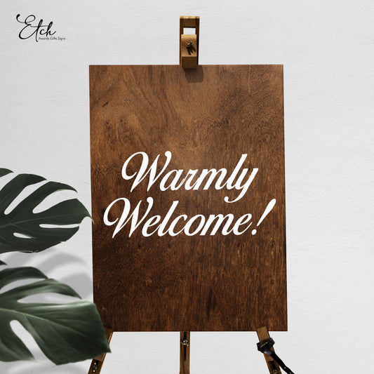 Wooden Board Sign A3 Size